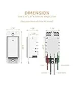 Smart WiFi Light Switch 2-Gang (2 Pack) - Image 3